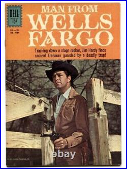 MAN FROM WELLS FARGO-DELL FOUR COLOR #1287-TV SERIES COMIC nm