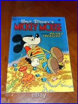 MICKEY MOUSE AND THE RAJAH'S TREASURE (1949) FOUR COLOR #231 VF (8.0) cond