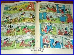 MICKEY MOUSE AND THE RAJAH'S TREASURE (1949) FOUR COLOR #231 VF (8.0) cond