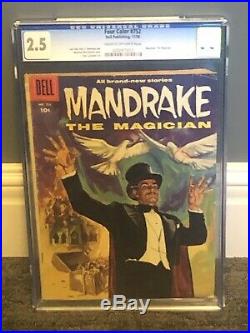 Mandrake the Magician Four Color Comics 752 CGC 2.5 1956 Painted Cover Dell