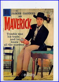 Maverick, Four Color #891 (#1), 1958 Dell photo cover, high grade