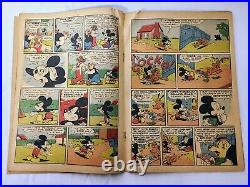 Mickey Mouse Four Color Comics #79 1945 Dell Riddle of The Red Hat Carl Barks