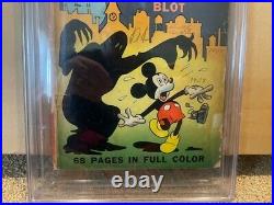 Original 1941 Dell Publishing Mickey Mouse Four Color Comics #16 CGC Graded 2.5