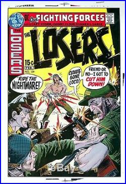 Our Fighting Forces 129 FOUR COLOR SEPARATION ART Losers COVER 7 LAYER J Kubert
