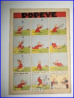 POPEYE Four 4 Color Comics #168 DELL GOLDEN AGE 1942