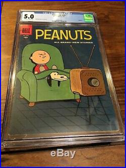 Peanuts #1 Dell Four Color #878 1958 CGC 5.0 Hard to find a nice copy! SNOOPY