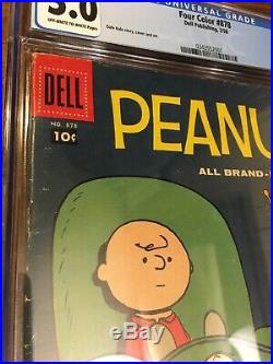 Peanuts #1 Dell Four Color #878 1958 CGC 5.0 Hard to find a nice copy! SNOOPY