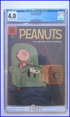 Peanuts #1 Four Color #878 Comic Cgc 4.0 1958