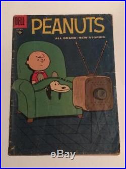 Peanuts #878 Dell Comics Four Color GD+ complete 1958 SCARCE