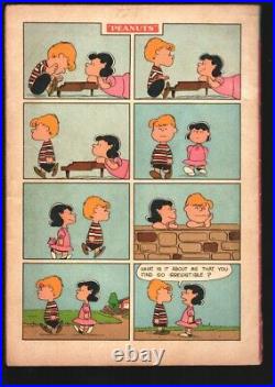 Peanuts-Four Color Comics #1015 1959-Charles Schulz cover-Charlie Brown & Sno