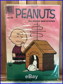 Peanuts lot of 12 (Dell Four Color Comics #969 #1015, 4-13) Charles Schulz