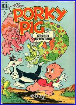 Porky Pig in Desert Adventure- Four Color Comics #277 1950 VF