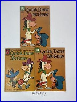 Quick Draw McGraw #'s 2,3,4,7,12! + Four Color 1040 1st Appearance! Dell Comics