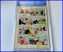 RARE FIND FOUR COLOR DELL #386 1st UNCLE SCROOGE ISSUE 1952 CBCS 5.0 MINT SLAB