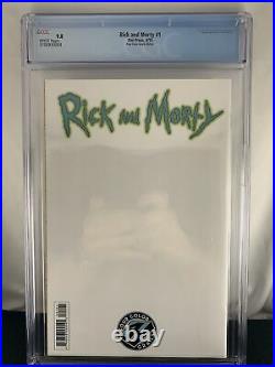 RICK AND MORTY #1 CGC 9.8 Four Color Grails 4CG Near Mint (NM+) Oni Press