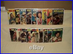 Rex Allen 1-21 (miss. 2bks) SET Solid! Four Color 316 1951-1959 Dell Comics 8027