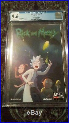 Rick And Morty #1. CGC 9.6. Four Color Grails Variant. RARE! HTF