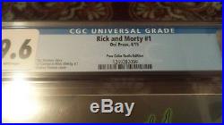Rick And Morty #1. CGC 9.6. Four Color Grails Variant. RARE! HTF