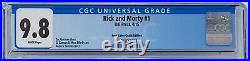 Rick And Morty #1 CGC 9.8 Oni Press 2015. Four Color Grails Edition. HTF