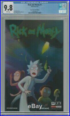 Rick And Morty #1 Cgc 9.8 1st Appearance Four Color Grails Variant Oni