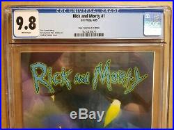 Rick And Morty #1 Cgc 9.8 Four Color Grails Andrea Tamme Variant 2015 Oni Press