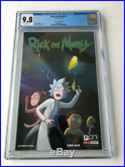 Rick And Morty #1 Cgc 9.8 Four Color Grails Edition First Print Oni