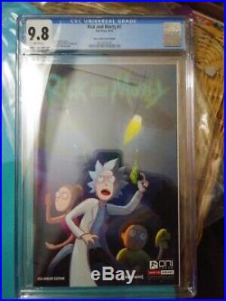 Rick and Morty #1,1st Print, CGC 9.8 (Oni Press 2015) Four Color Grails Variant