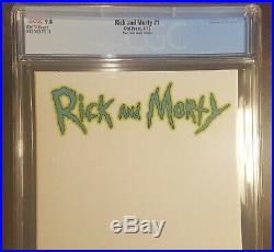 Rick and Morty #1,1st Print, CGC 9.8 (Oni Press 2015) Four Color Grails Variant
