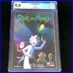 Rick and Morty #1 (2015)? CGC 9.0? FOUR COLOR GRAILS EDITION Variant Oni Comic