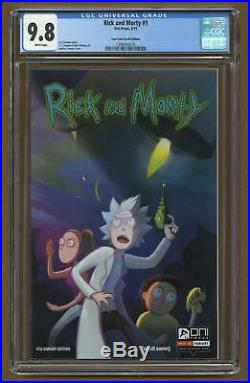 Rick and Morty #1 2015 Tamme Four Color Grails Variant CGC 9.8 1396042016