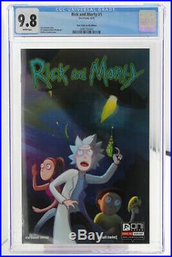 Rick and Morty # 1 CGC 9.8 Oni Press Four Color Grails Edition Tamme cover