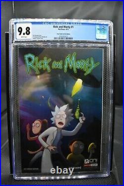 Rick and Morty #1 Four Color Grails Andrea Tamme Variant CGC 9.8 Oni Press 2015