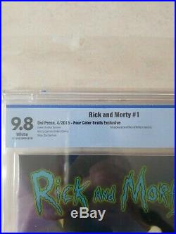 Rick and Morty #1 Oni Press Four Color Grails Variant CBCS 9.8 4CG