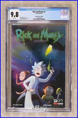 Rick and Morty 1FOURCOLOR 2015 Tamme Four Color Grails 10 Variant CGC 9.8