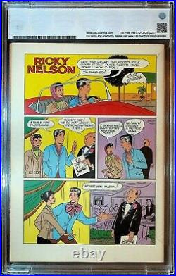 Ricky Nelson Dell Four Color #998 Comic Book Photo Cover CBCS 6.5