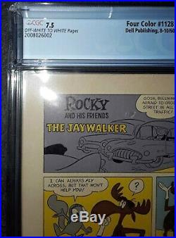 Rocky & His Friends 1 (Four Color 1128) 1st App of Bullwinkle & Rocky CGC 7.5