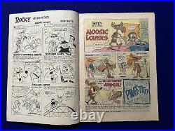 Rocky and Bullwinkle 1st Appearance lot, Four Color Comics #1128, 1152 and 1166