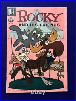 Rocky and Bullwinkle 1st Appearance lot, Four Color Comics #1128, 1152 and 1166