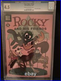 Rocky and His Friends Dell Four Color Comic #1166 Cream -Off White Pages 4.5 CGC