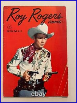 Roy Rogers Comics 95 (Four Color Comics, Dell) Golden Age Western Feb. 46