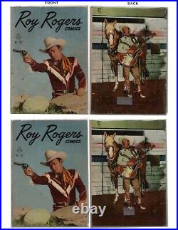 Roy Rogers DELL Four Color Comics #86-177 (1945-'47) Golden Age LOT of 14 RARE