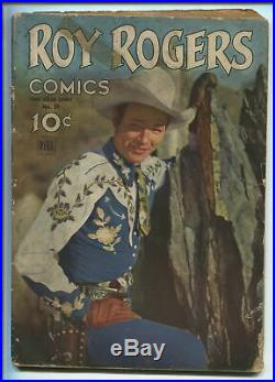 Roy Rogers Four Color #38 1944 Dell -G+ Comic Book