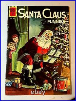 SANTA CLAUS funnies four 4 color #1274 Holiday XMAS Painted Christmas cover VF+