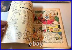 SANTA CLAUS funnies four 4 color #1274 Holiday XMAS Painted Christmas cover VF+