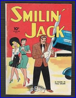 SMILIN' JACK aka DELL FOUR COLOR #4 Series 2 by Zack Mosely Very Rare! 1942 VG+