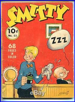 SMITTY #11 1940-DELL-FOUR COLOR COMICS-1ST SERIES-WALTER BERNDT-FULL COLOR-vg