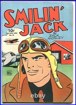 Smilin' Jack Four Color #36 1944 Dell -FN/VF Comic Book