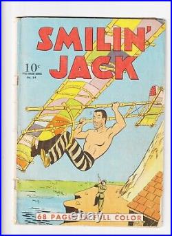 Smilin' Jack four color #14 1938 DELL COMIC STRIP GOLDEN AGE SCARCE/ 2.0 G