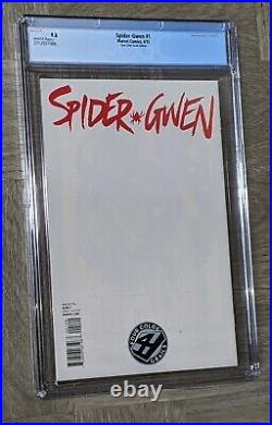 Spider-Gwen #1 CGC 9.8 Four Color Grail DALE KEOWN Variant! Marvel 2015 RARE