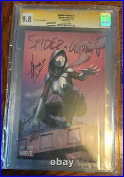 Spider-gwen #1 Four Color Grail Variant Cgc 9.8! Rare! Signed Dale Keown